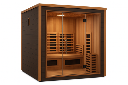 Sunrise 3-Person Full Spectrum Hybrid Sauna