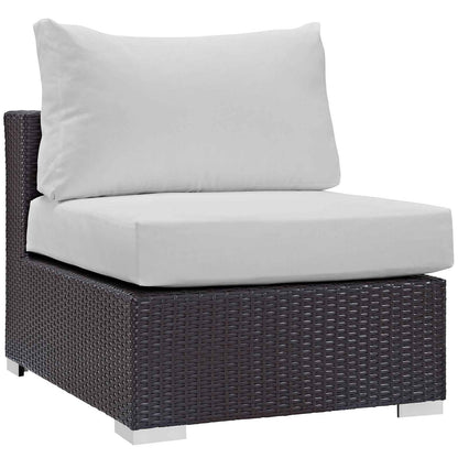 Patio Elegance Outdoor Sectional Set - 10-Piece Convene Lounge Set by Modway